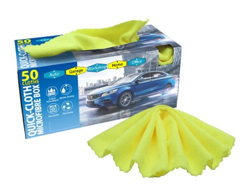 Household Cleaning Edgeless Auto Cleaning Microfiber 50PK Car Wash Cloth